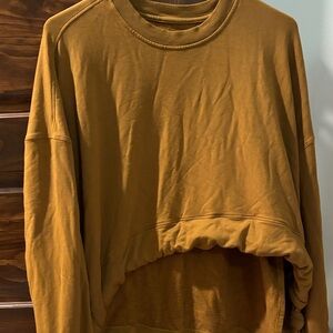 lululemon athletica Brown Crop Top